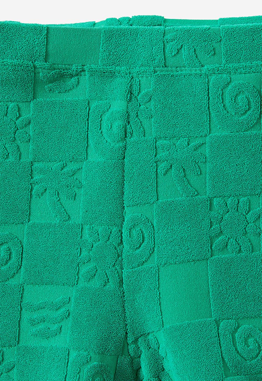 Cotton On - Billy boyleg swim trunk - deep mint/jacquard