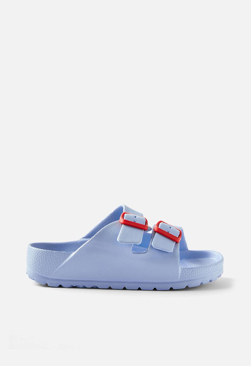 Cotton On - Twin strap slide - dawn blue/varsity red