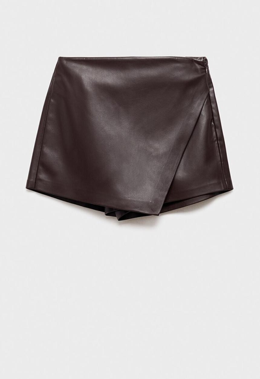 MANGO - Skirt candy  -  dark brown