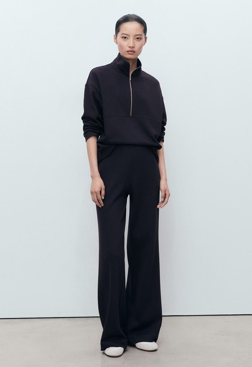 MANGO - Trousers picol - midnight navy