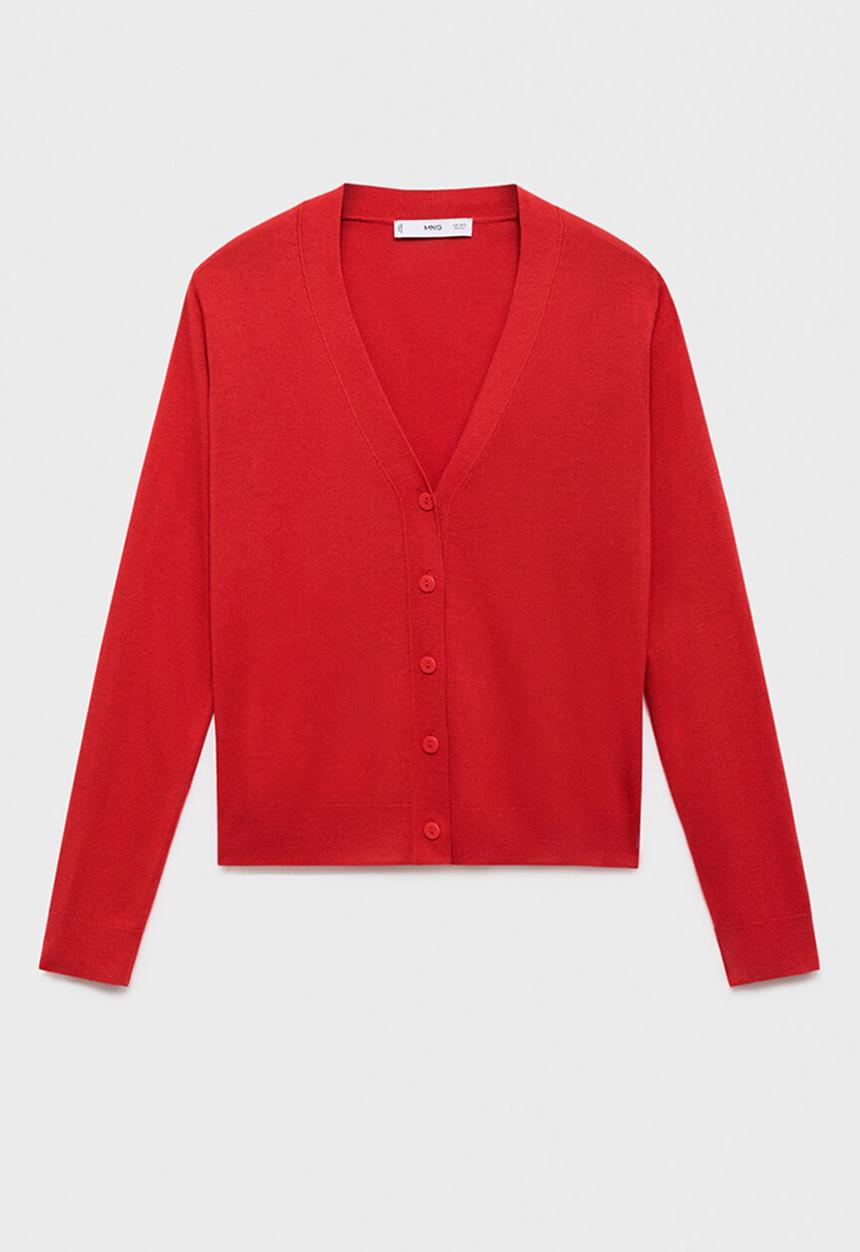 MANGO - Cardigan luccav - red