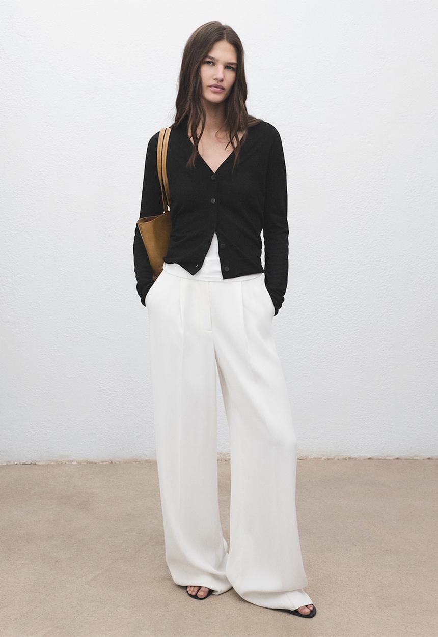 MANGO - Cardigan luccav - black
