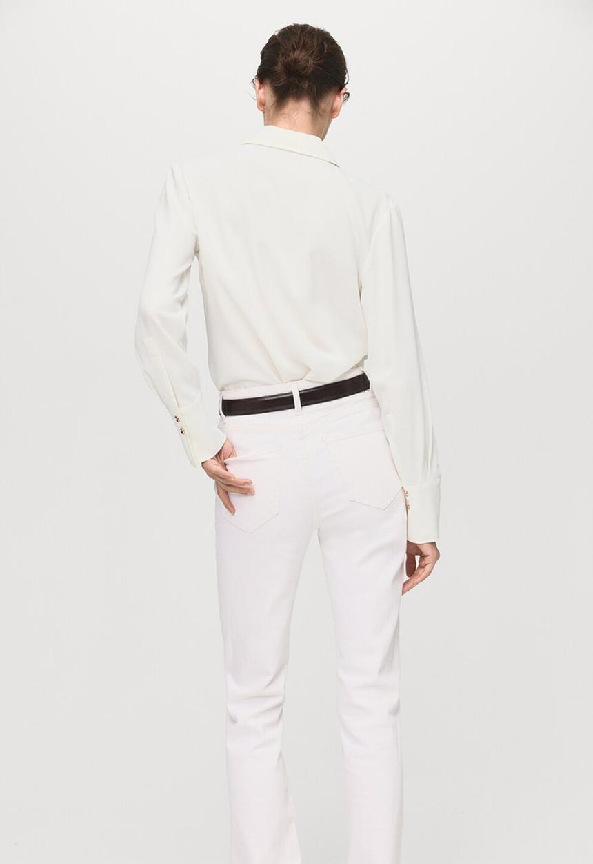 MANGO - Shirt flare - natural