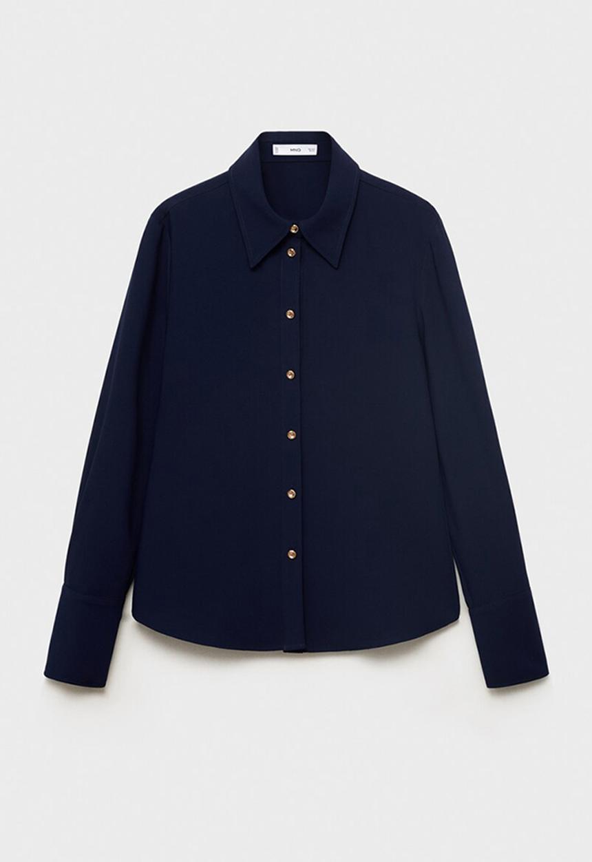 MANGO - Shirt flare - midnight navy