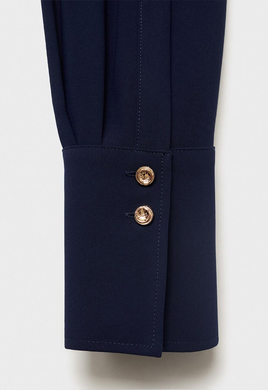 MANGO - Shirt flare - midnight navy