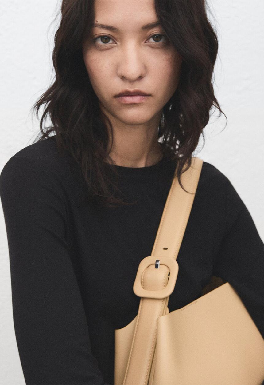 MANGO - Shirt secondca - black