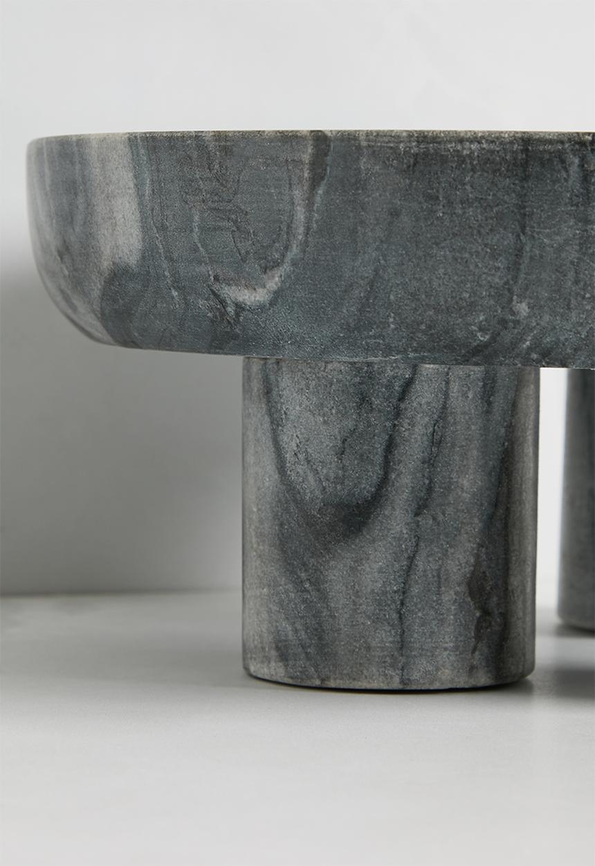 Sixth Floor - Marble fruit bowl - grey