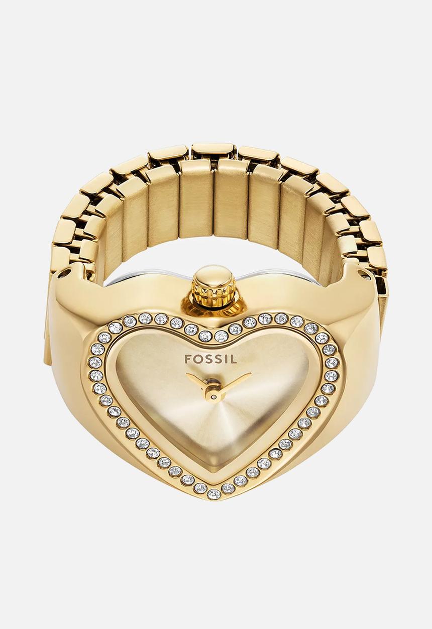 Fossil - Watch ring - gold 