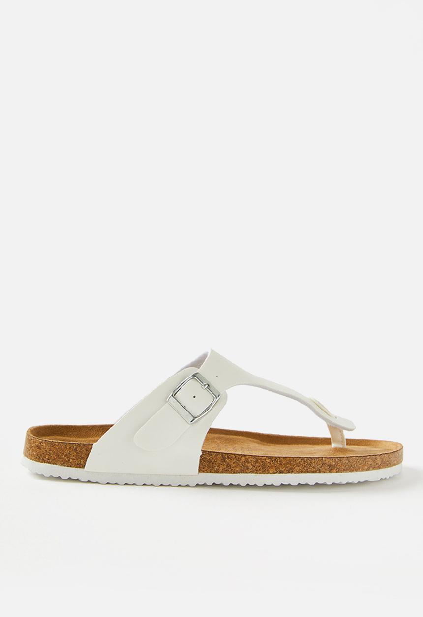 Cotton On - Rex slide - white texture