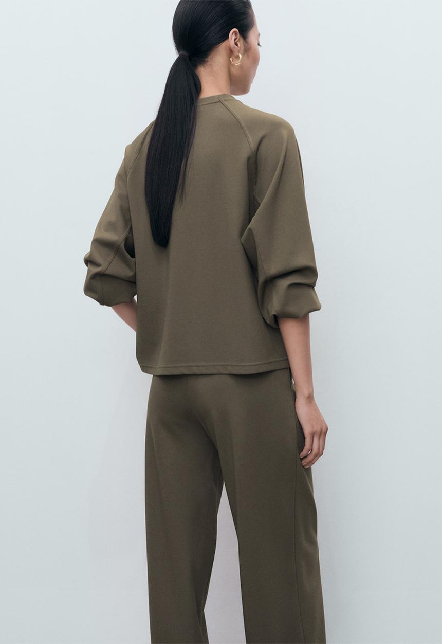 MANGO - Sweatshirt florida - light brown