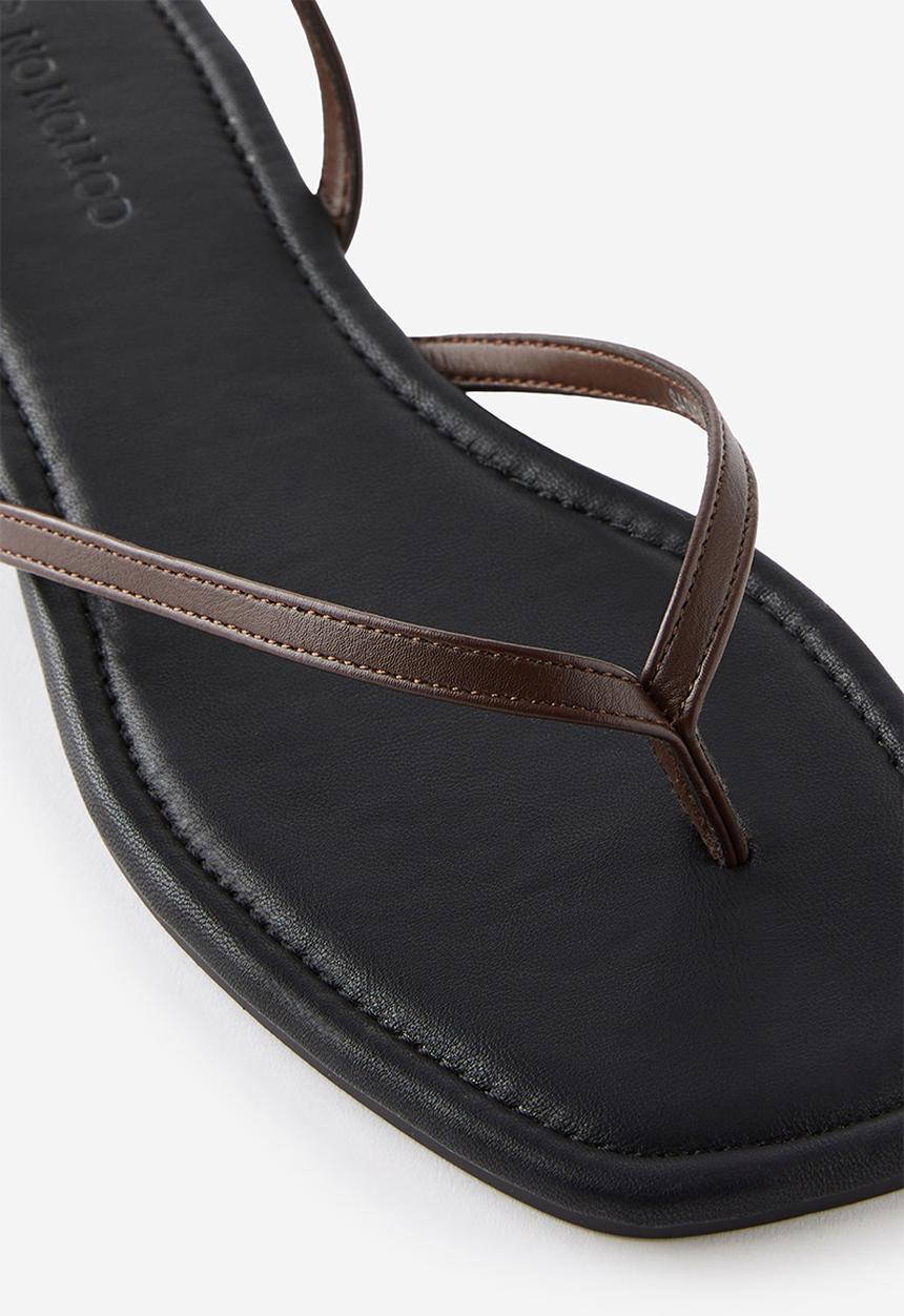 Cotton On - Sadie sandal - black/choc