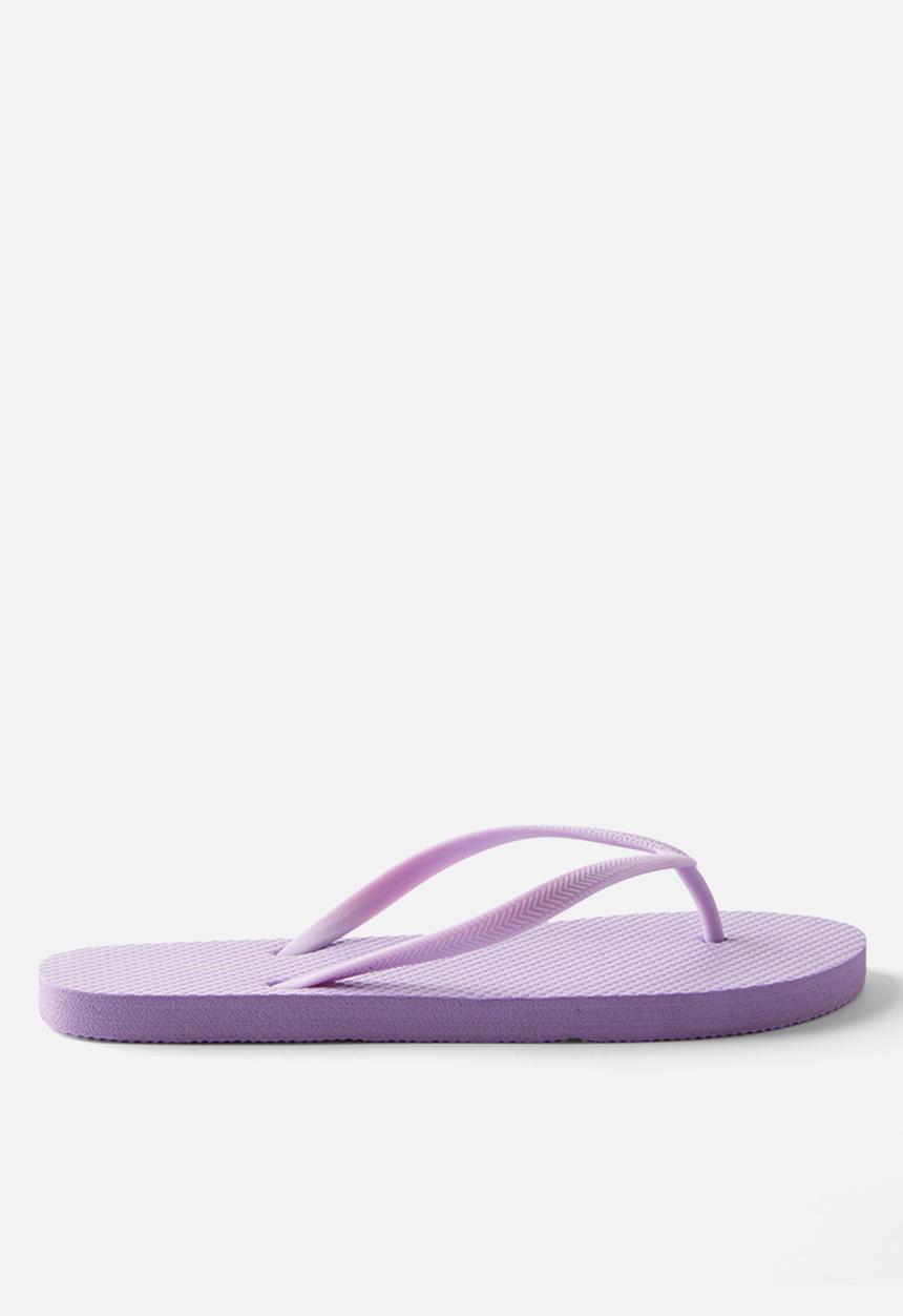 Cotton On - Round toe flip flop - pastel lilac