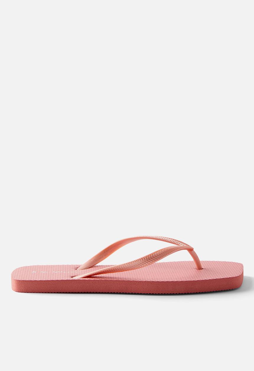 Cotton On - Square toe flip flop - pink metallic
