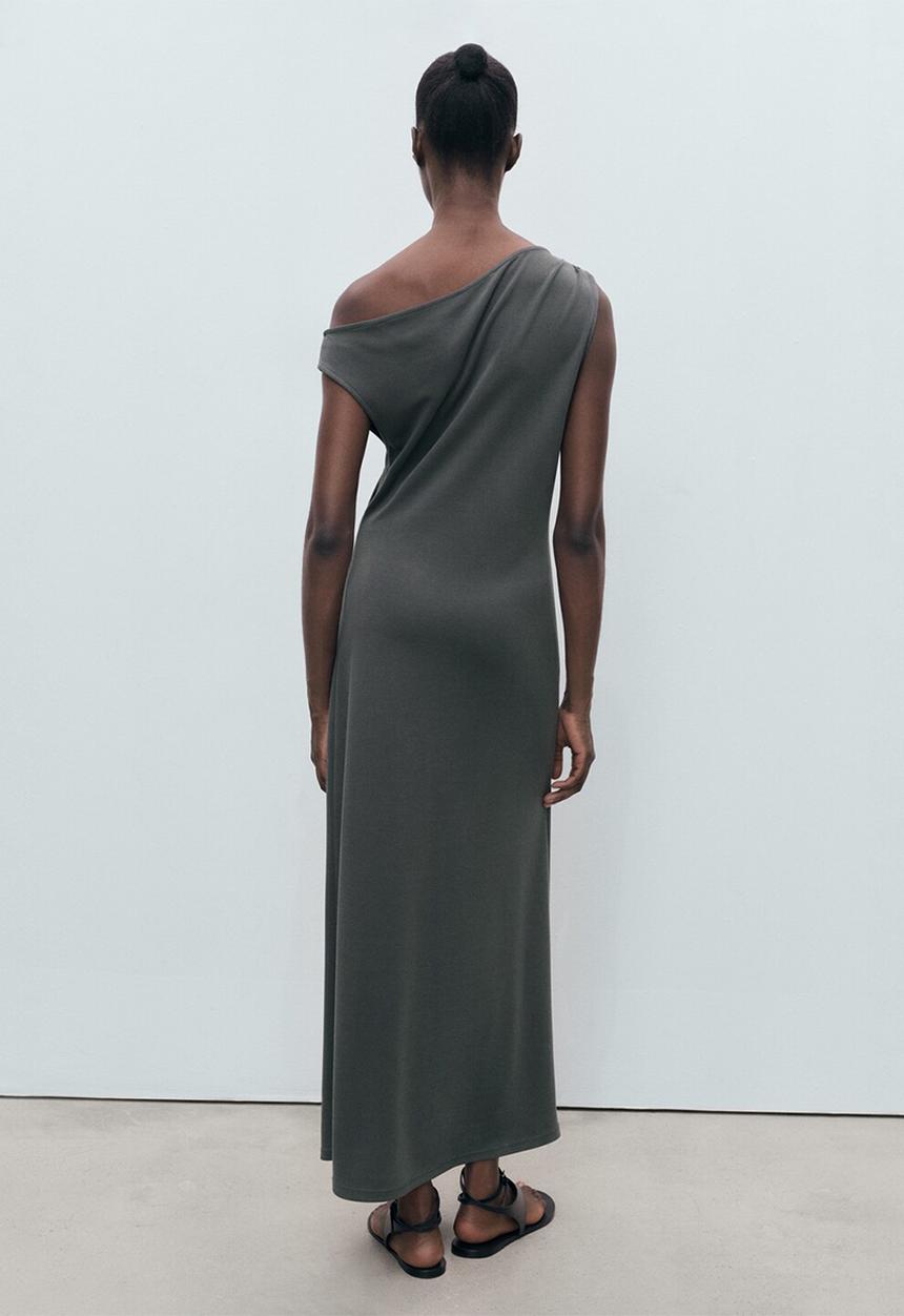 MANGO - Dress cupo -   charcoal