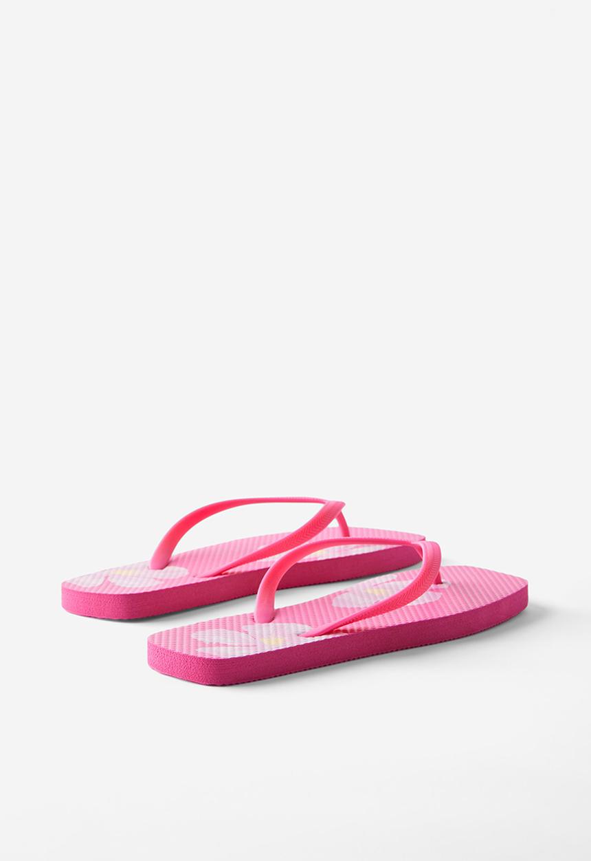 Cotton On - Square toe flip flop - kalea dahlia pink