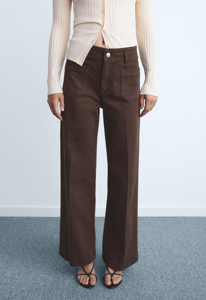MANGO - Jeans Jessie - Dark Brown