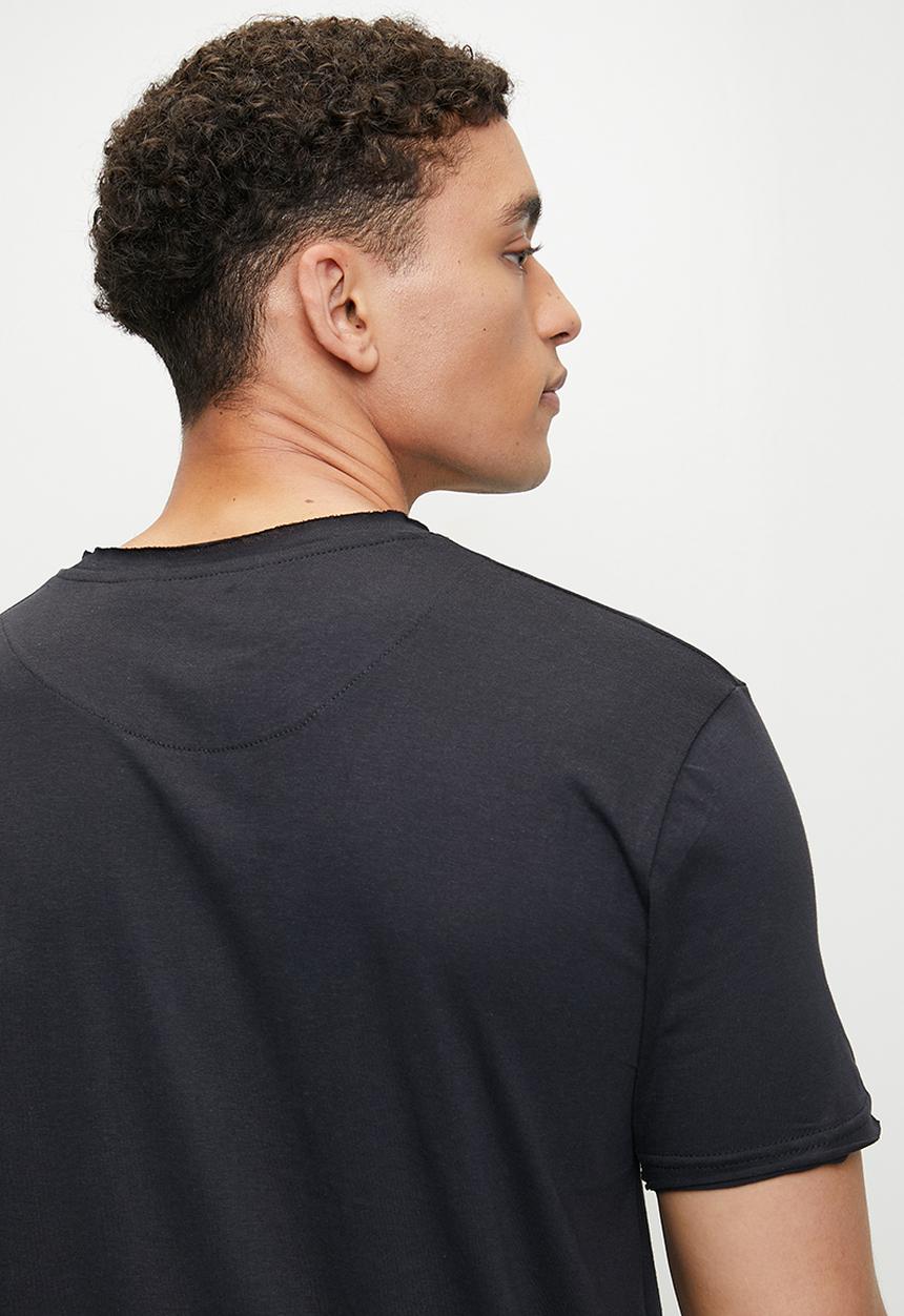 Brave Soul - Crew Neck T-shirt - Dk Navy
