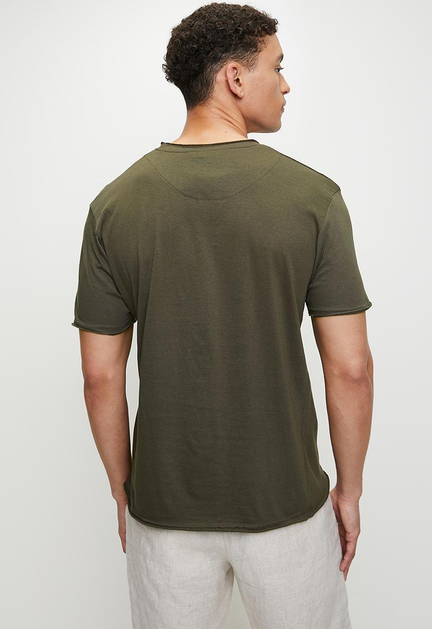 Brave Soul - Crew Neck Tshirt - Khaki