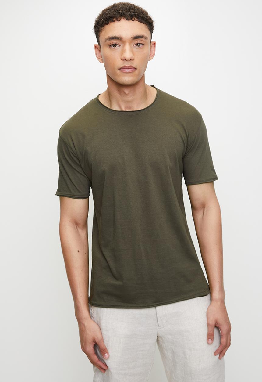 Brave Soul - Crew Neck Tshirt - Khaki