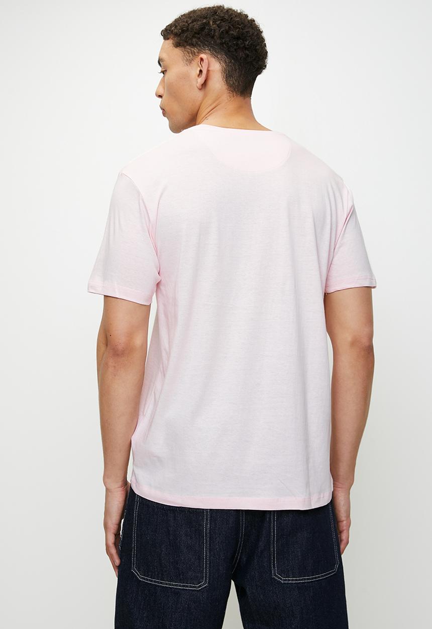 Brave Soul - Crew Neck T-shirt - Powder Pink