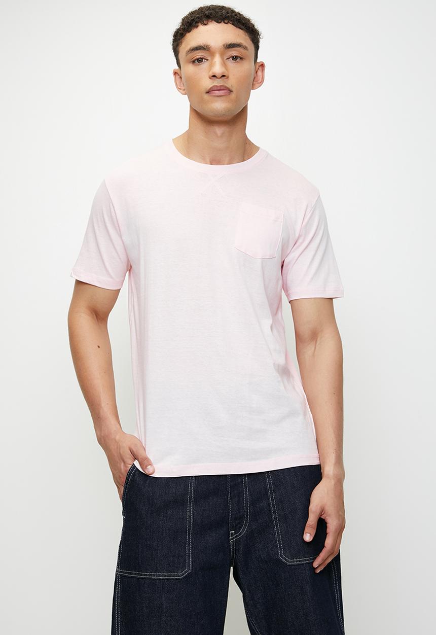 Brave Soul - Crew Neck T-shirt - Powder Pink