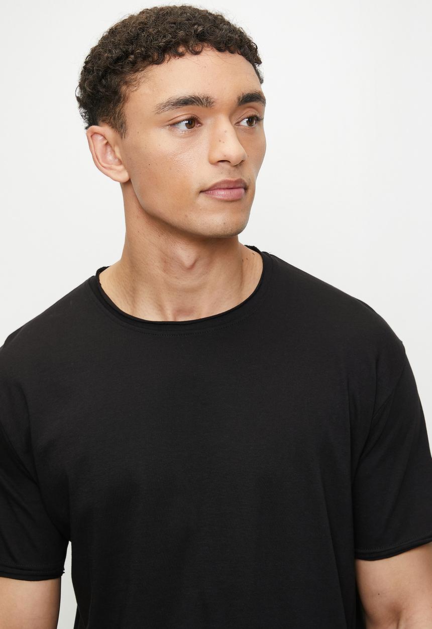 Brave Soul - Crew Neck T-shirt - Jet Black