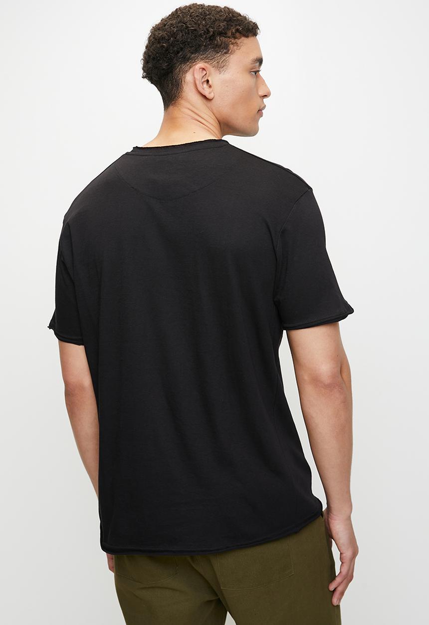 Brave Soul - Crew Neck T-shirt - Jet Black