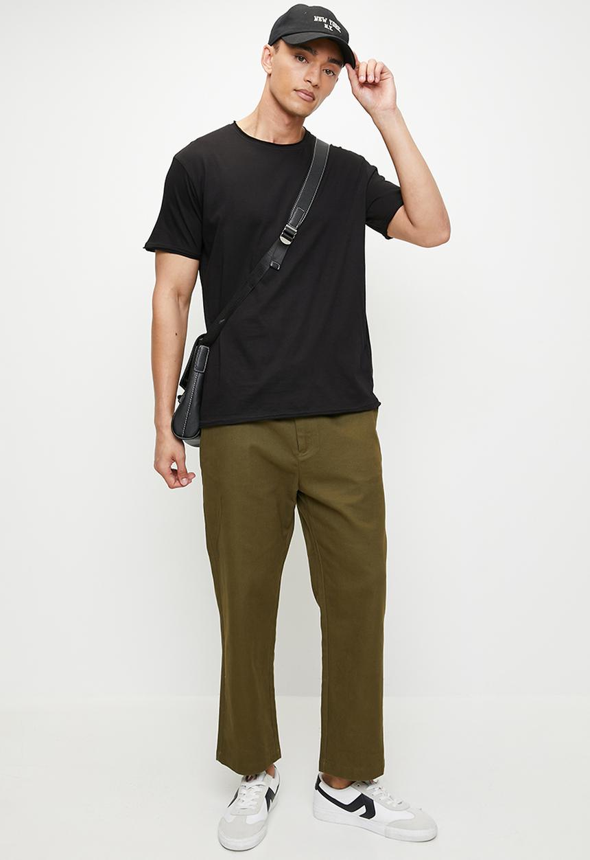 Brave Soul - Crew Neck T-shirt - Jet Black