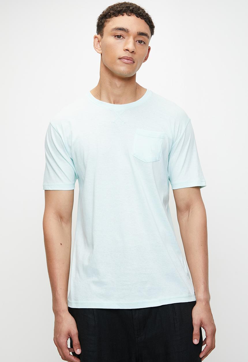 Brave Soul - Crew Neck T-shirt - Pale Mint