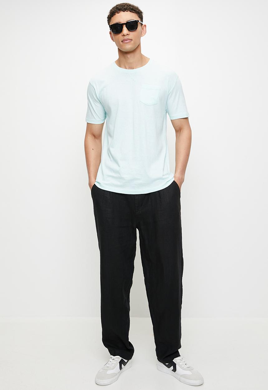 Brave Soul - Crew Neck T-shirt - Pale Mint