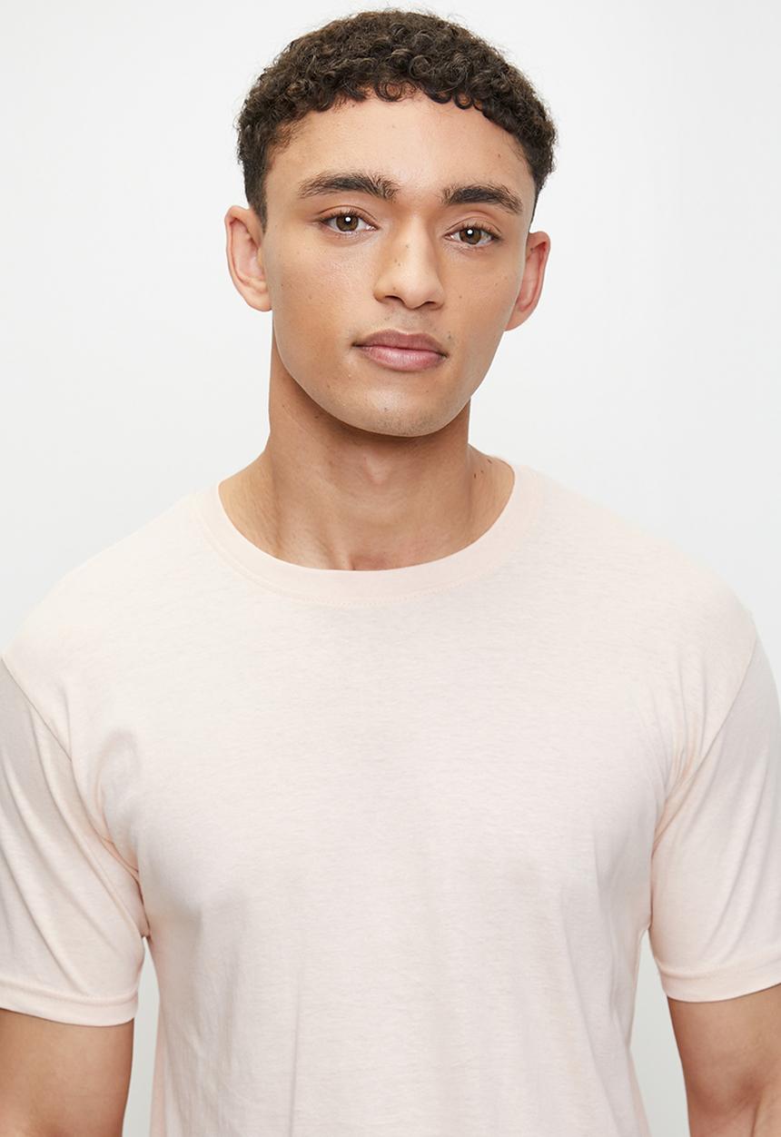 Brave Soul - Crew Neck T-Shirt - Summer Pink