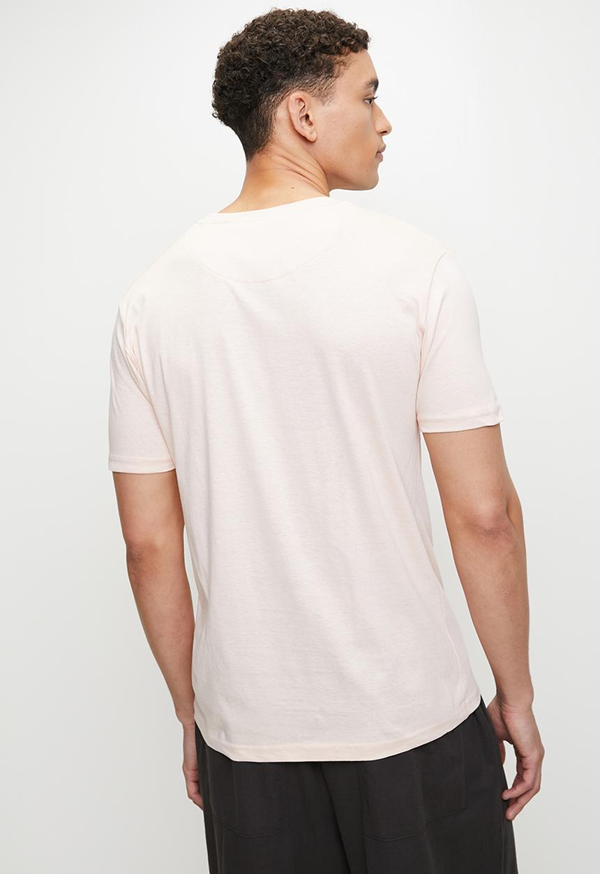 Brave Soul - Crew Neck T-Shirt - Summer Pink
