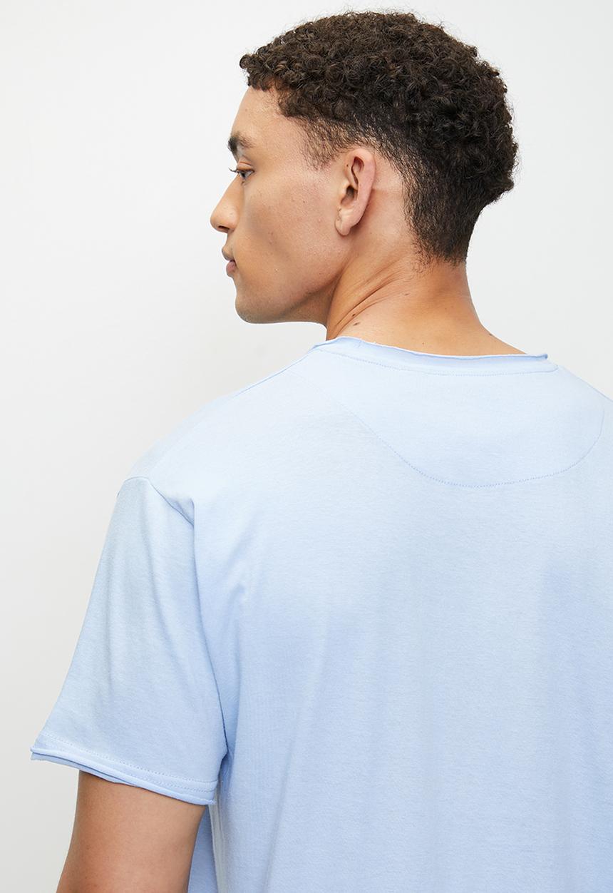 Brave Soul - Crew Neck T-Shirt - Cloud Blue