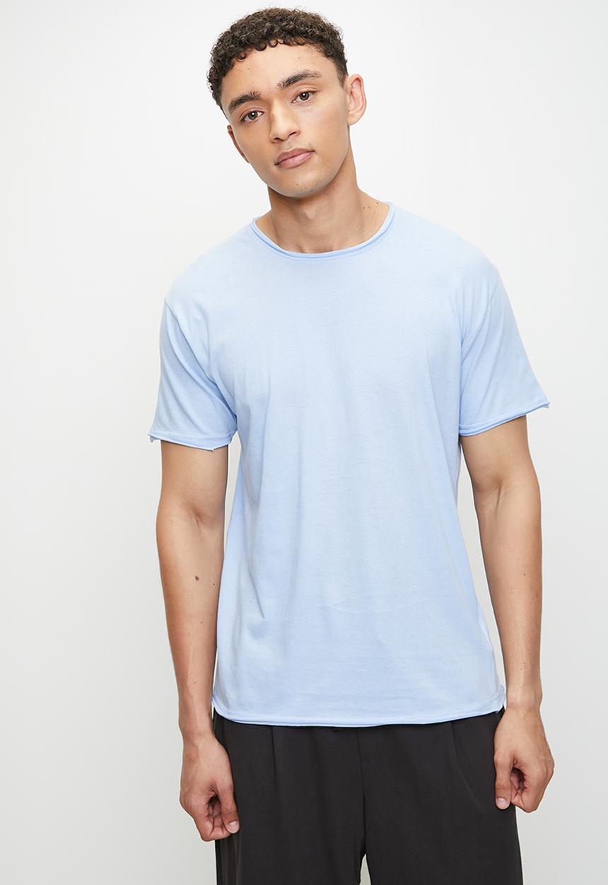 Brave Soul - Crew Neck T-Shirt - Cloud Blue