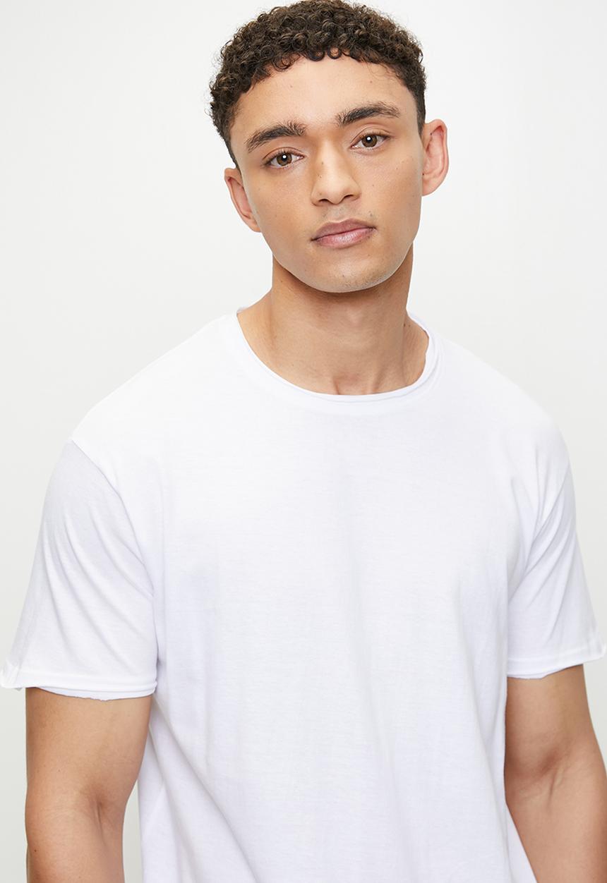 Brave Soul - Crew Neck T-Shirt - Optic White