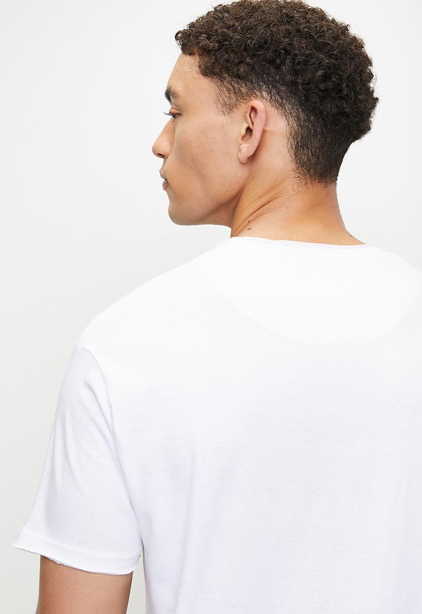 Brave Soul - Crew Neck T-Shirt - Optic White