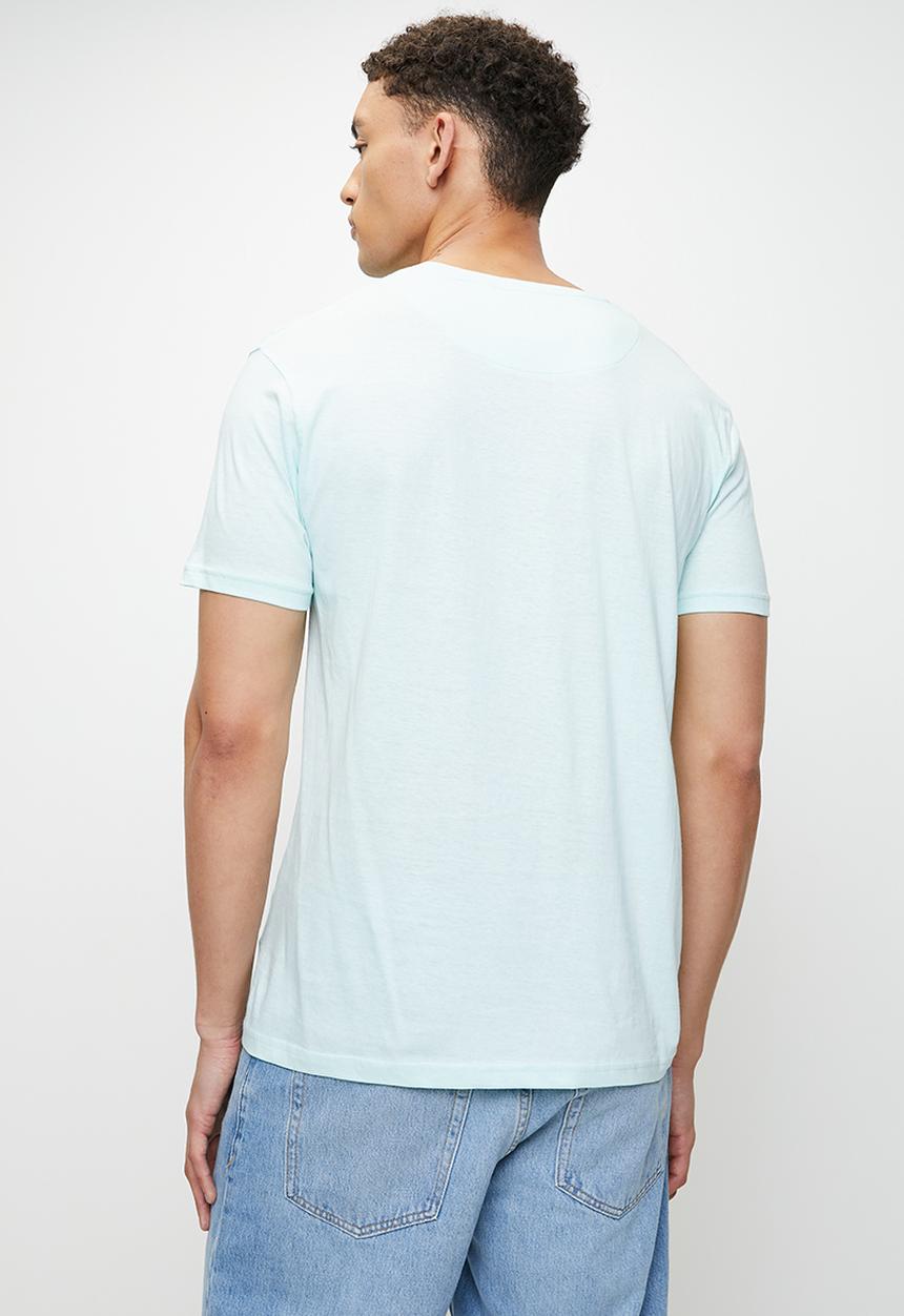 Brave Soul - Crew Neck T-Shirt  - Pale Mint