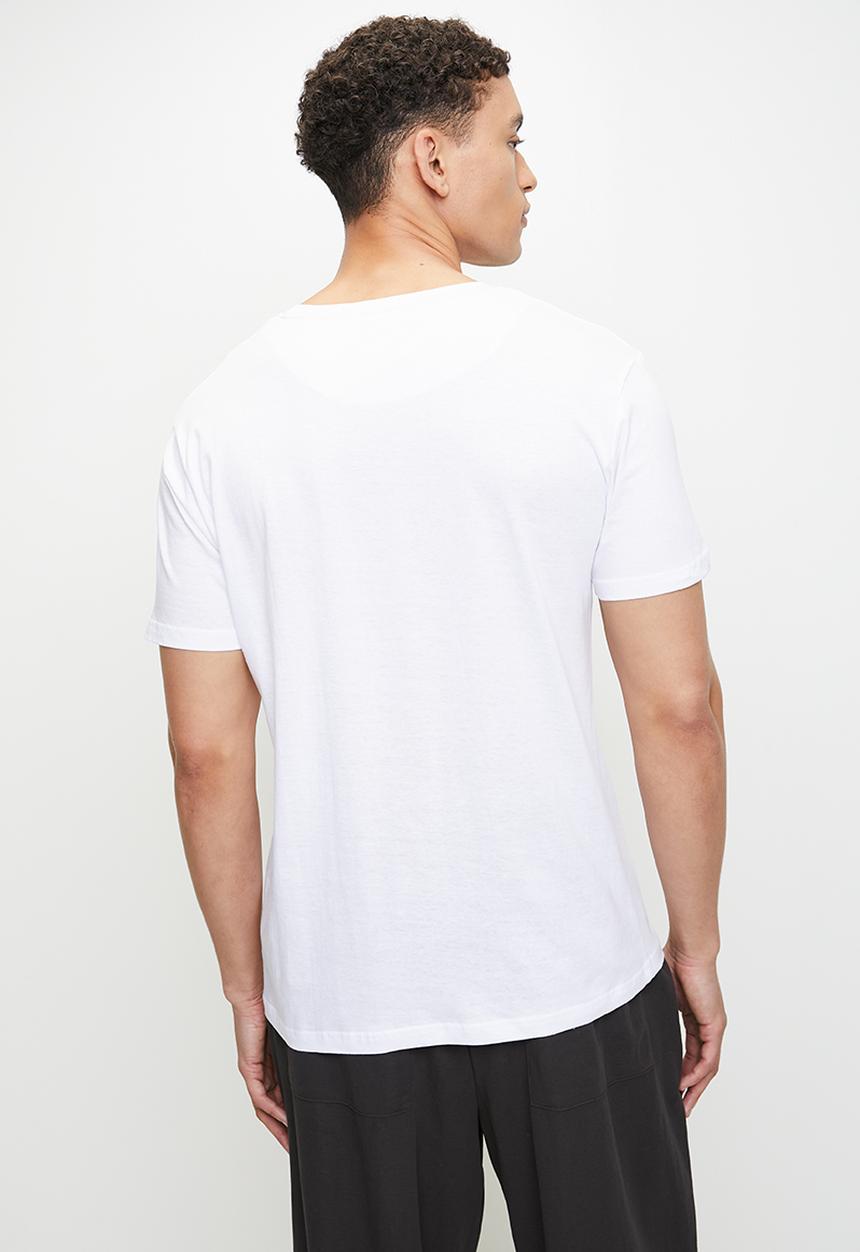 Brave Soul - Crew Neck T-Shirt - Optic White