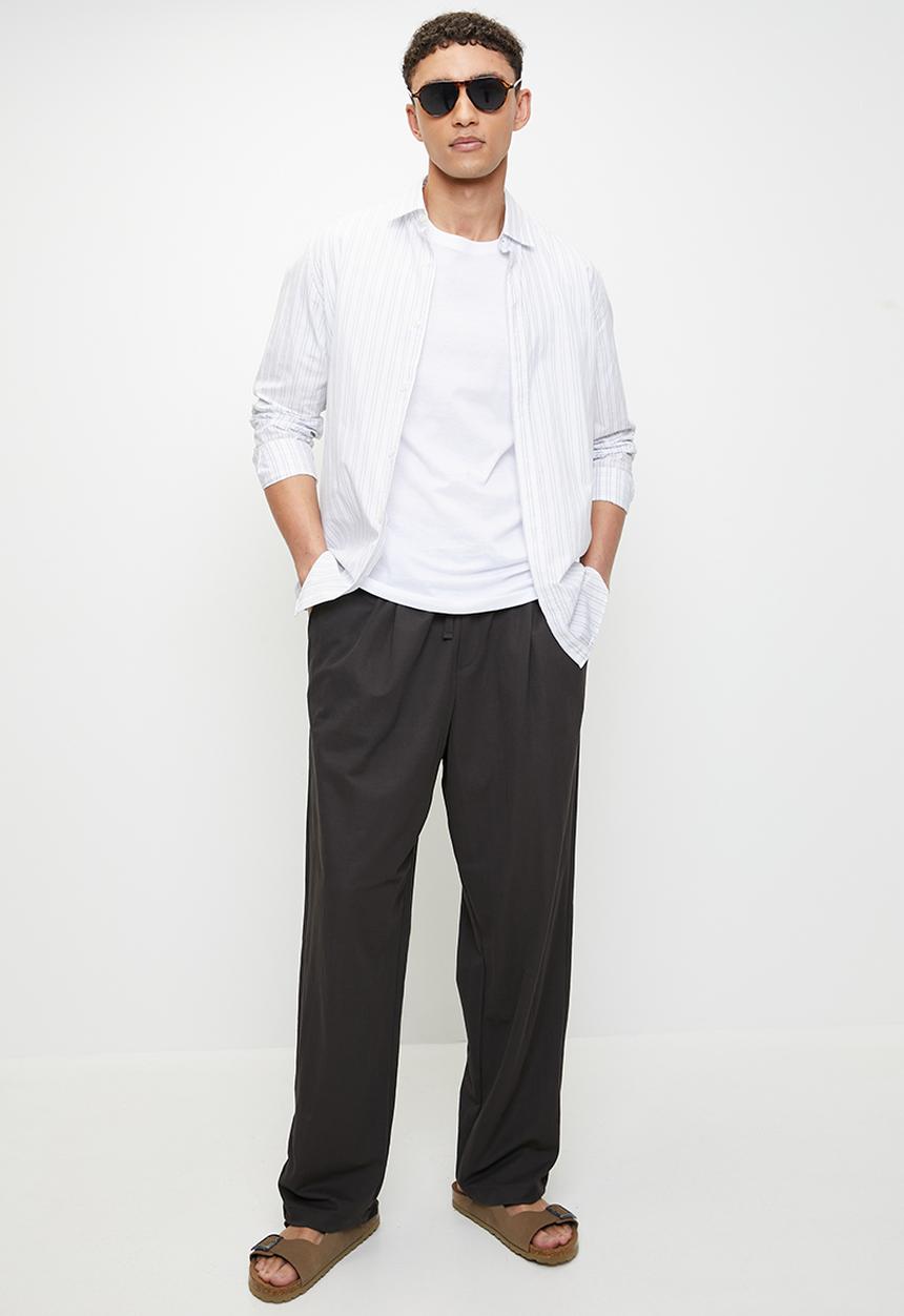 Brave Soul - Crew Neck T-Shirt - Optic White