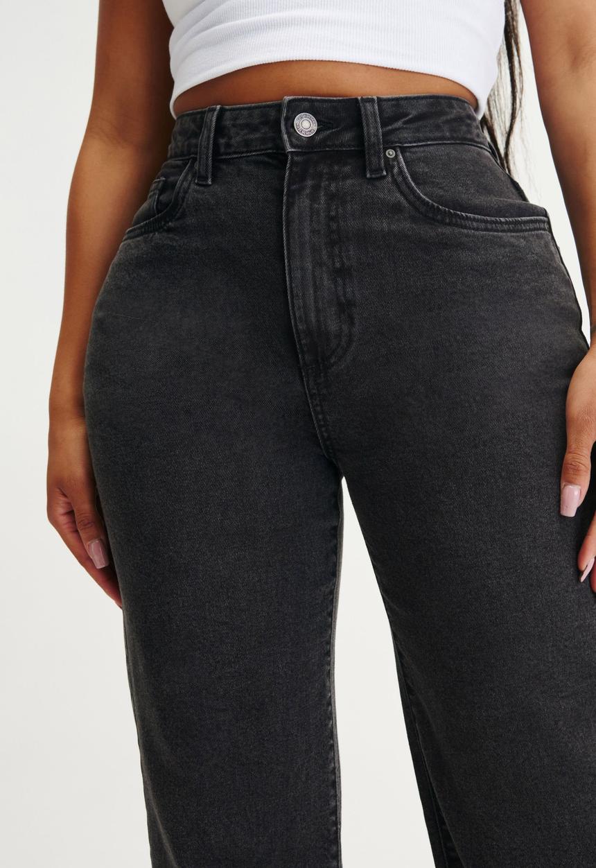 Cotton On - Curvy stretch straight jean - slate black