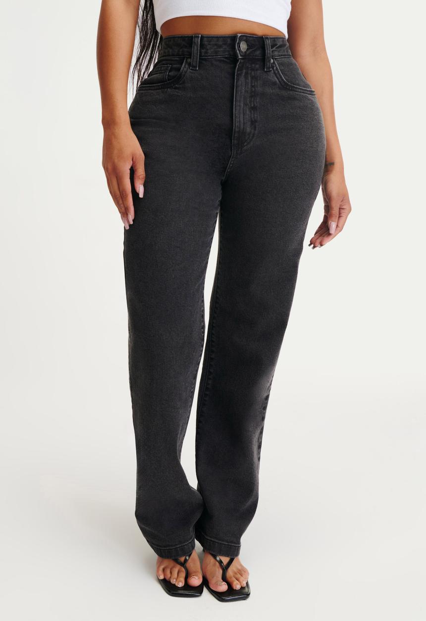 Cotton On - Curvy stretch straight jean - slate black