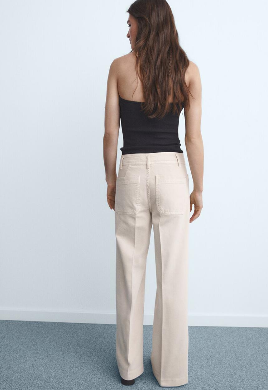 MANGO - Jeans jessie - light pastel beige