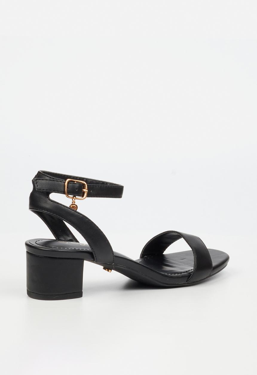 Miss Black - Bina 4 low block heel - black