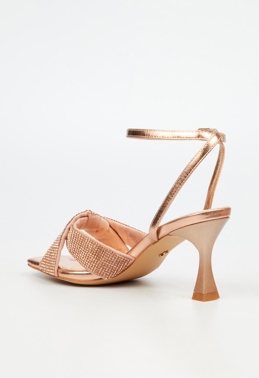 Butterfly Feet - Ambur 1 Open Toe Ankle Strap - Gold