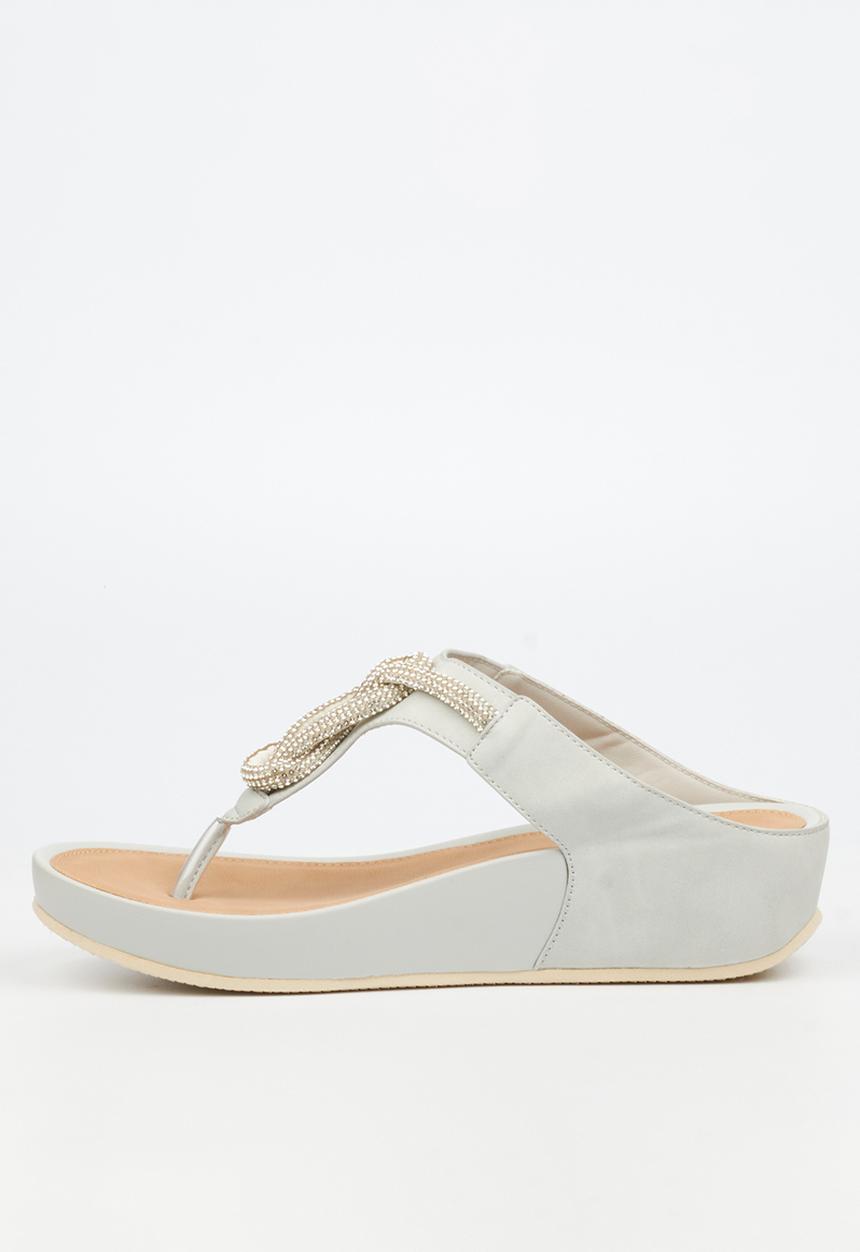 Butterfly Feet - Delia 14 T-Bar - Grey