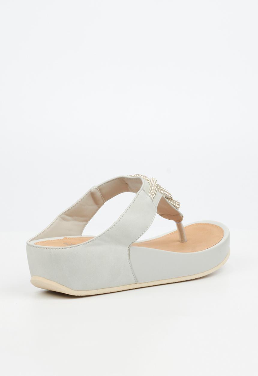 Butterfly Feet - Delia 14 T-Bar - Grey