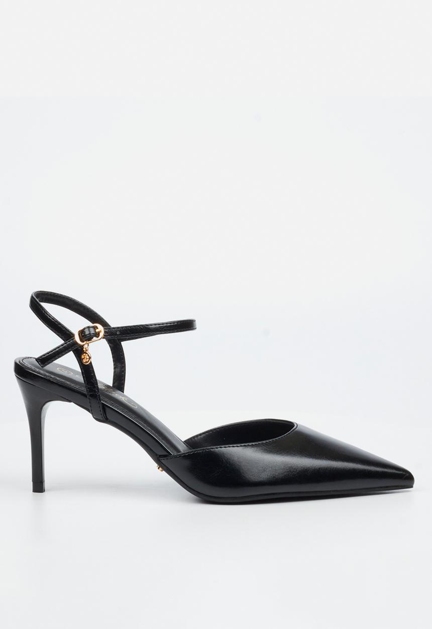 Miss Black - Gallery 1 court heel - black