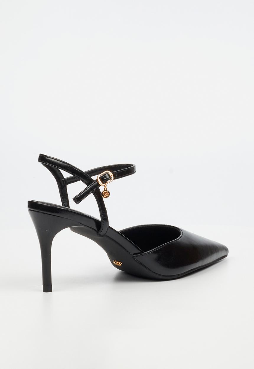 Miss Black - Gallery 1 court heel - black