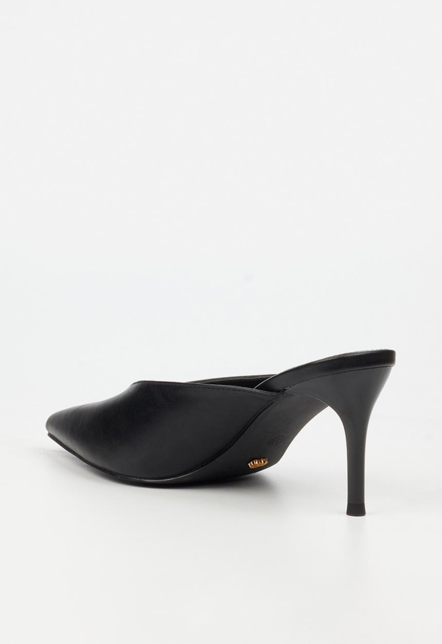 Miss Black - Gallery 3 bow mule heel - black