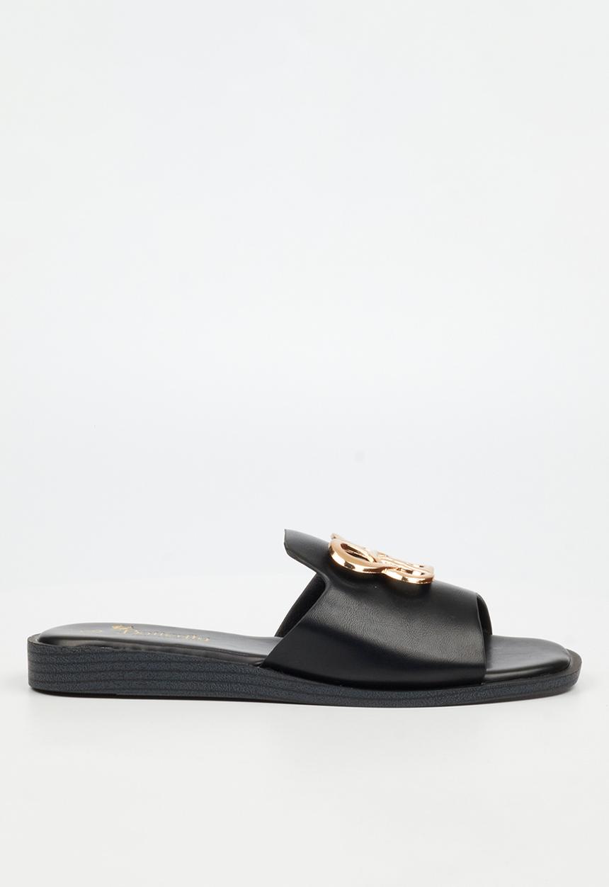 Butterfly Feet - Jacey 2 Slide - Black